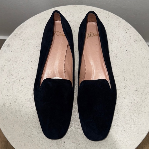 J Crew Navy Suede Loafers - Picture 3 of 10